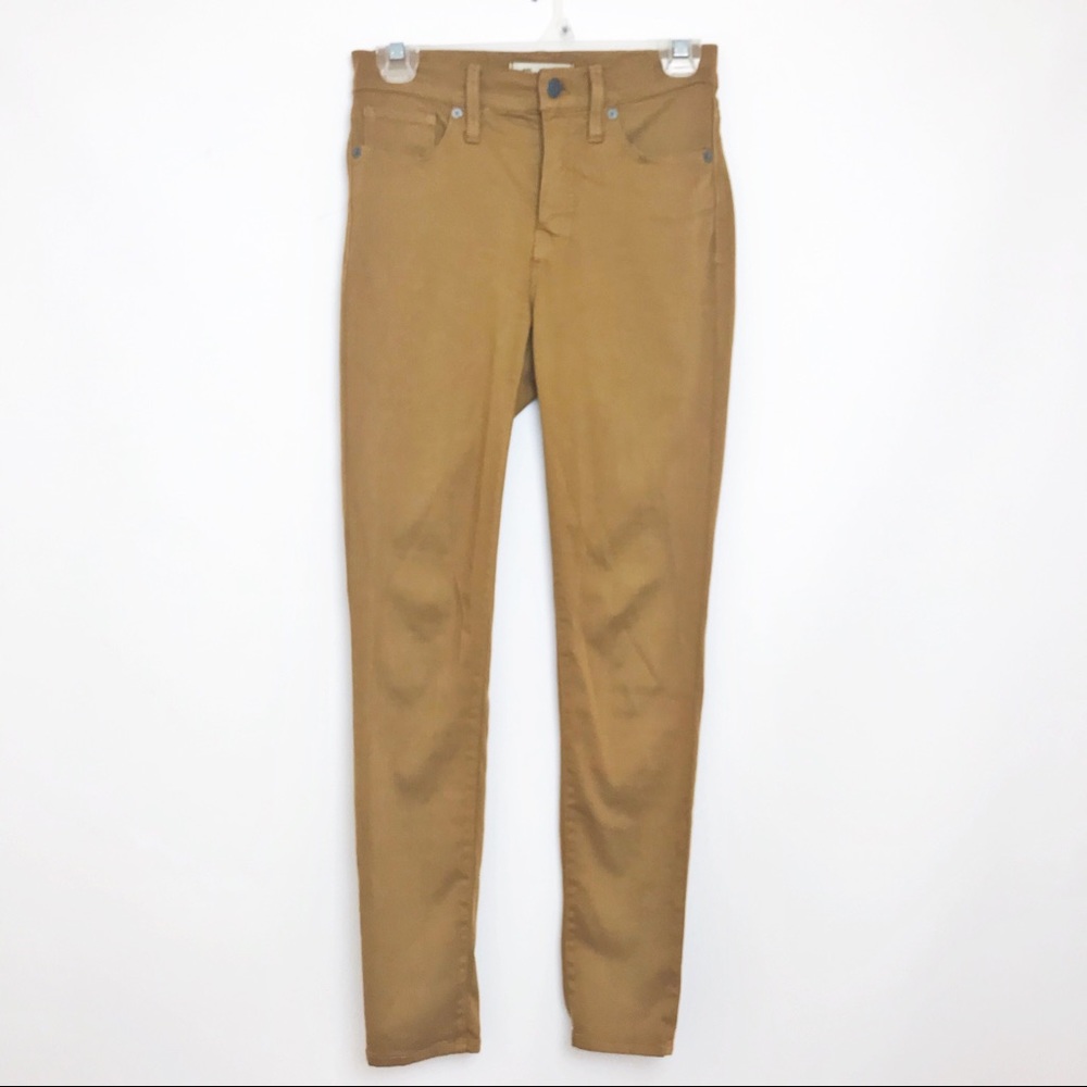 Madewell Skinny Pants in Camel Brown